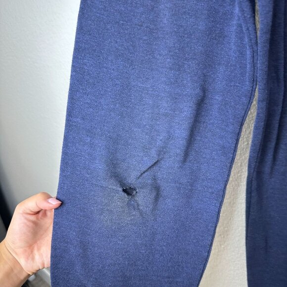 Aviator Nation Kids Navy Sweatpants with Yellow Smiley - Picture 4 of 9